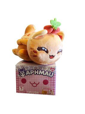 Aphmau MeeMeows Cherry Pie Cat 6" Plush Bakery Series Limited Edition Rare Box